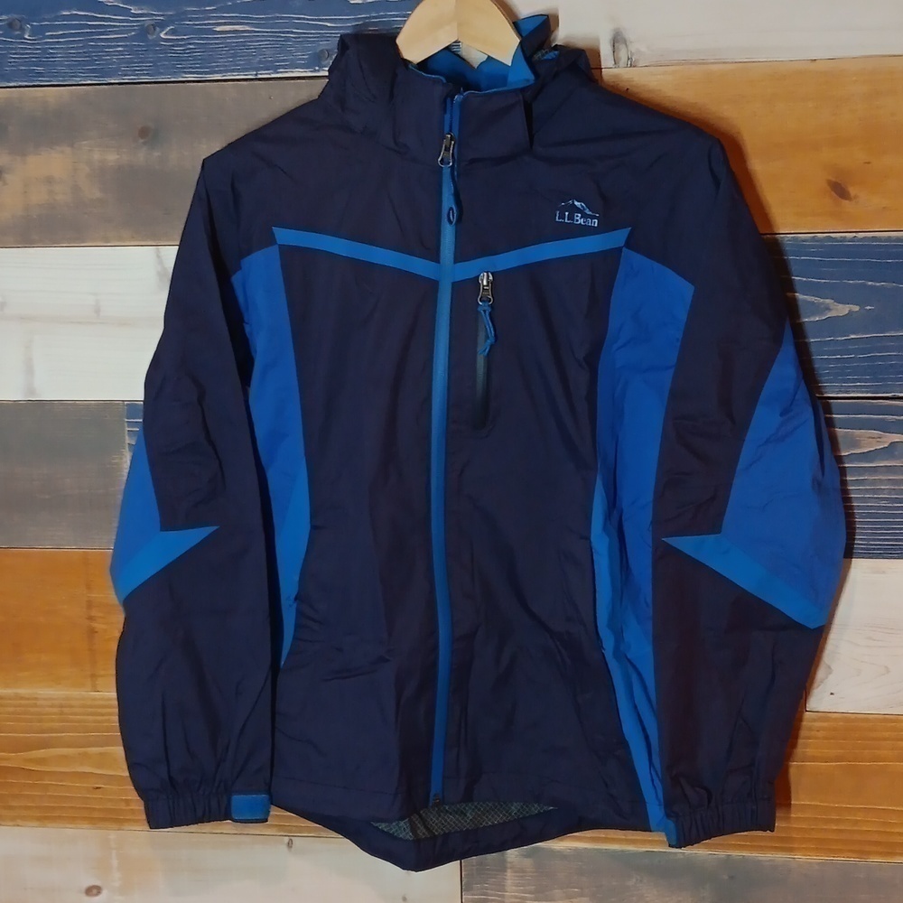 L.L Bean Windbreaker/ Jacket/ Rain jacket 14/16 blue